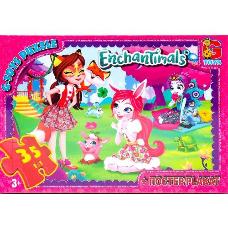 Пазлы из серии "Enchantimals", 35 элементов