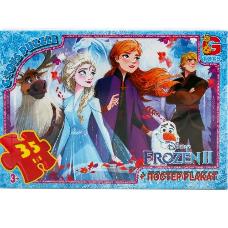 Пазлы из серии "Frozen", 35 элементов