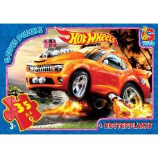 Пазлы из серии "Hot Wheels", 35 елементов