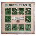 Набір головоломок Metall Puzzles green Eureka 3D Puzzle 473357, 10 головоломок