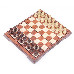 Магнитные шахматы под дерево | Chess magnetic wood-plastic 28x16,5 см 3020L (RL-KBK)