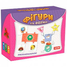 Детская настольная игра "Фигуры и формы" 0581 от 3 лет