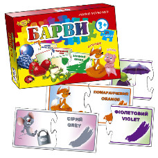 Детская настольная игра-пазл "Цвета" MKM0321, 24 элемента 