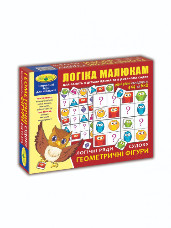 Дитяча розвиваюча гра "Логічні ряди. Геометричні фігури. Судоку" 82746 від 3х років