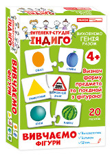 Дитячі розвиваючі пазли. Вивчаємо фігури 13109079, 20 пазлів в наборі