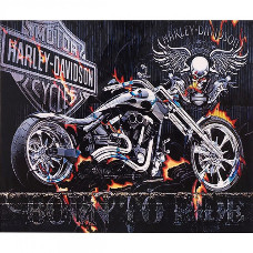 Алмазная мозаика "Harley-Davidson" 30*40 GM73809