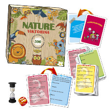 Детская настольная игра "NATURE. Викторина" MKK0602 от 5 лет