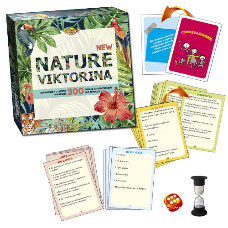 Детская настольная игра "NATURE. Викторина NEW" MKK0606 от 5 лет