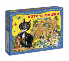 Детская настольная игра-бродилка "Коты и Мышки" 82432 от 4х лет