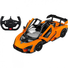 Машинка на радиоуправлении McLaren Senna Rastar 96660 оранжевый, 1:14