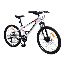 Велосипед подростковый 2-х колёсный 24" A212409 (RL7T) LIKE2BIKE Nitro, белый матовый