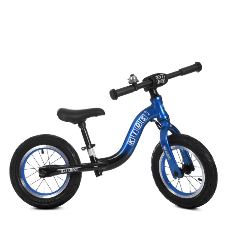 Беговел Profi Kids ML1203A-3 Сине-черный, 12 дюймов